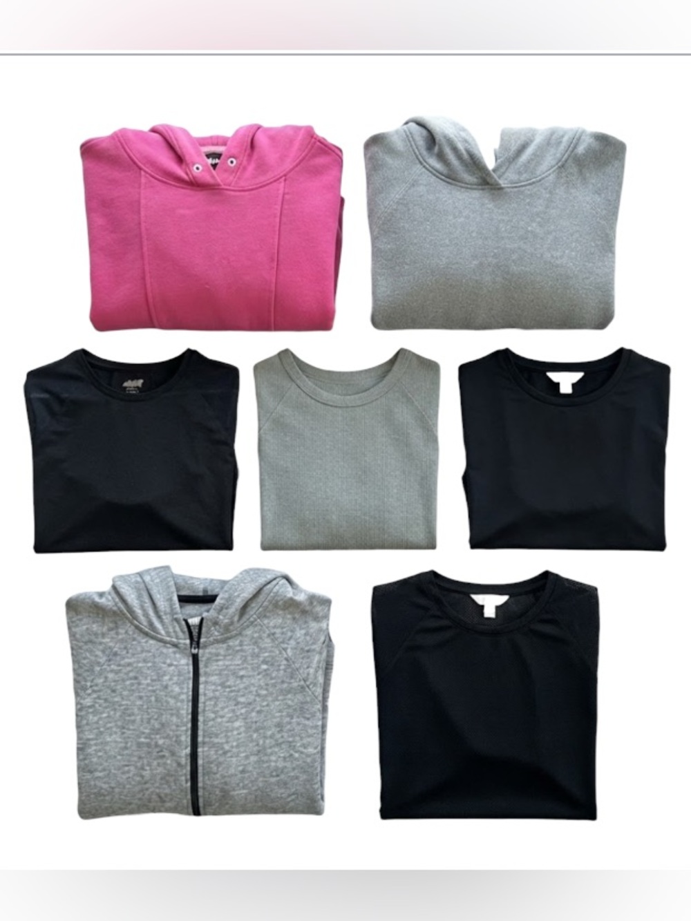 6 piece lot loungewear activewear woman’s tops tees sweatshirts sz S/M
